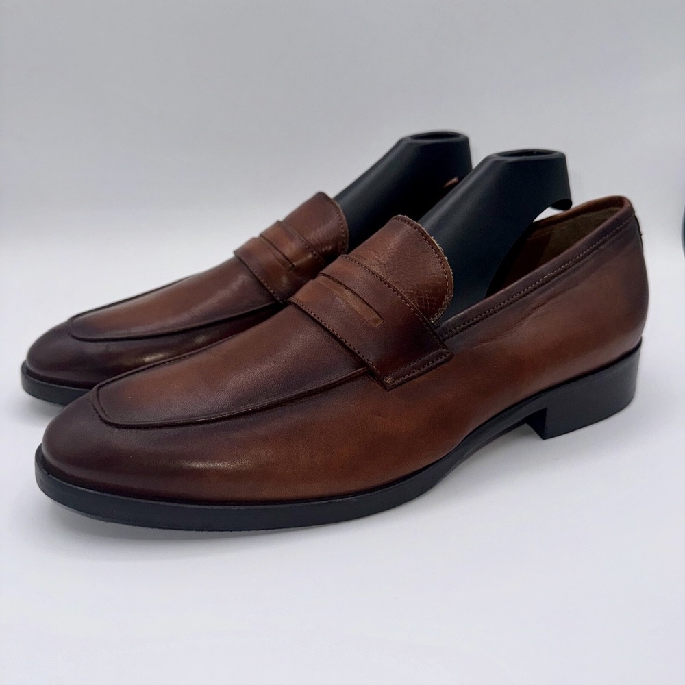 To Boot New York Wakefield Loafers Men's Size 7 Brown Cucio Leather